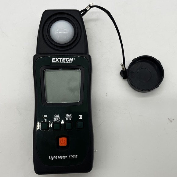 Extech Instruments Light Meter LT505 Green Testing Equipment Black Case Tested - Picture 2 of 6